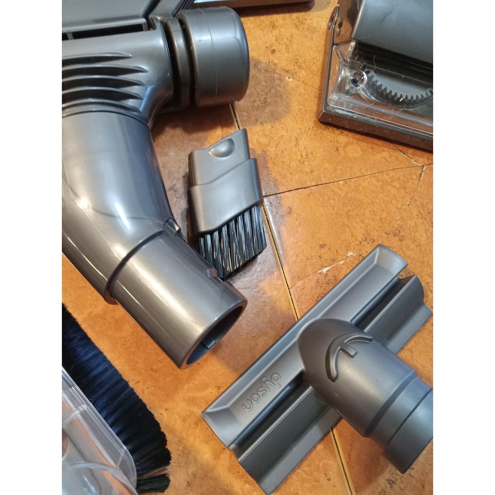 Dyson Vacuum Attachment Set Tangle-Free Turbine Flat Out Tool Stiff Brush 6pc - Picture 5 of 8